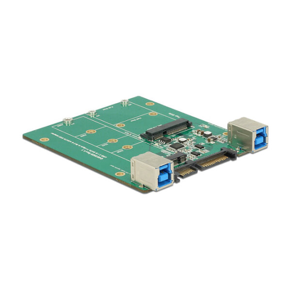 Konverter SATA / USB 3.1 Typ-B Buchse > M.2 / mSATA Slot