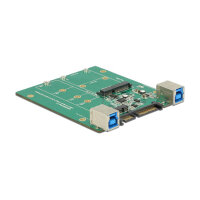 Konverter SATA / USB 3.1 Typ-B Buchse > M.2 / mSATA Slot