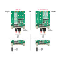 Konverter SATA / USB 3.1 Typ-B Buchse > M.2 / mSATA Slot