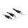 USB 5 Gbps Kabel Typ-A Stecker + USB Typ-A Stecker zu USB 5 Gbps Typ-A Stecker 60 cm