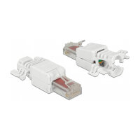 RJ45 Stecker Cat.6 UTP werkzeugfrei 2 Stück