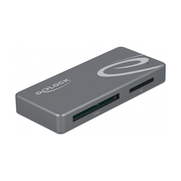 USB Type-C™ Card Reader für CFast und SD Speicherkarten + USB Hub mit Typ-A und USB Type-C™ Port