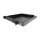 19? Ausziehbare Schublade 1 HE, längenverstellbar bis 280 mm, Tiefe 345 mm, schwarz