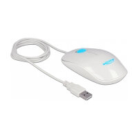 Optische 3-Tasten LED Maus USB Typ-A weiß