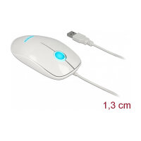 Optische 3-Tasten LED Maus USB Typ-A weiß