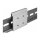 Aluminium Montageclip für Hutschiene (4 Befestigungslöcher)