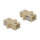 LWL Kupplung SC Simplex Buchse zu SC Simplex Buchse Multimode 4 Stück beige