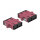 LWL Kupplung SC Duplex Buchse zu SC Duplex Buchse Multimode 4 Stück violett