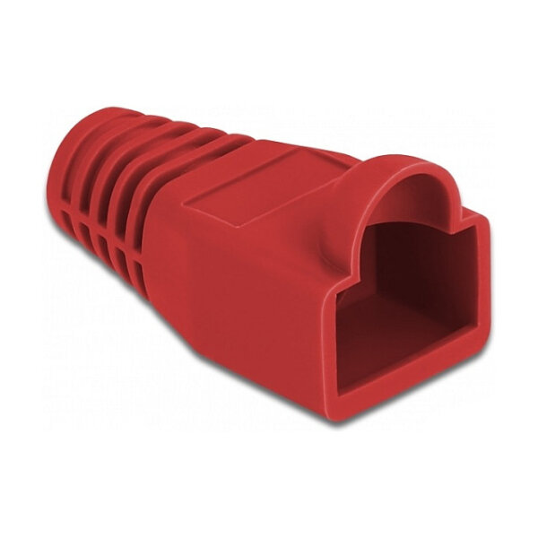 Knickschutztülle für RJ45 Stecker rot 20 Stück