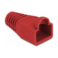 Knickschutztülle für RJ45 Stecker rot 20...