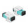 Keystone Modul SC Simplex Buchse zu SC Simplex Buchse aqua / weiß