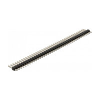 Stiftleiste 40 Pin, Rastermaß 2,54 mm, 1-reihig,...
