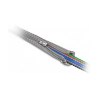 Geflechtschlauch mit Reißverschluss hitzebeständig 3 m x 30 mm grau