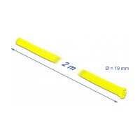 Geflechtschlauch dehnbar 2 m x 19 mm gelb
