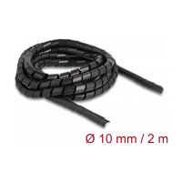 Spiralschlauch flexibel 2 m x 10 mm schwarz