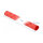 Schrumpfschlauch X-Muster rutschfest 1 m x 30 mm rot