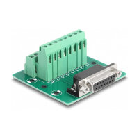 D-Sub 15 Pin Buchse zu 16 Pin Terminalblock für...