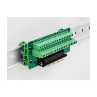 D-Sub 37 Pin Buchse zu Terminalblock für Hutschiene