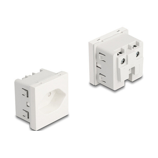 Easy 45 Schutzkontakt-Steckdose T13 Schweiz 45 x 45 mm