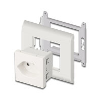 Easy 45 Schutzkontakt-Steckdose T13 Schweiz 45 x 45 mm