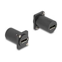 D-Typ Modul DisplayPort Buchse zu Buchse 4K schwarz