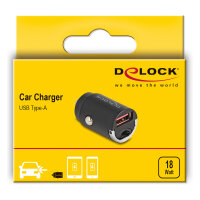 Mini Kfz Ladeadapter USB Typ-A mit 18 W