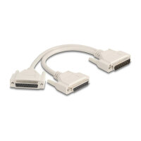 Adapter Y-Kabel Splitter D-Sub 25 Pin Stecker zu 2 x...