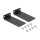 Universelles Rack Montage Set 2 Stück schwarz