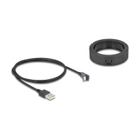 Wireless Charger 15 W für Tischeinbau schwarz