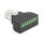 RJ45 Stecker zu Terminalblock mit Schraubendreher Cat.5e