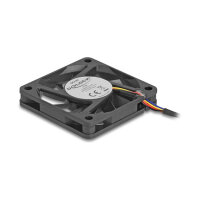 Axiallüfter 12 V DC, 60 x 60 x 10 mm schwarz