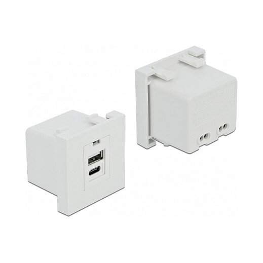 Easy 45 USB Ladeportmodul 1 x USB Typ-A + 1 x USB Type-C™
