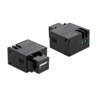 Keystone Modul mit USB Typ-A Ladebuchse 2,1 A schwarz