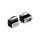 D-Sub 9 Pin Stecker > Buchse 90° gewinkelt