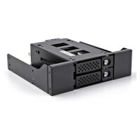 Slim Bay Wechselrahmen für 2 x 2.5? U.2 NVMe SSD mit...