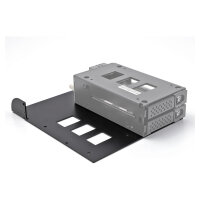 Metall Einbaurahmen für 2 x Delock Wechselrahmen 47011 / 47005