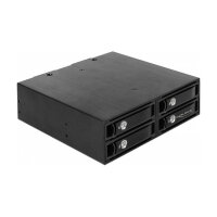5.25? Wechselrahmen für 4 x 2.5? SATA / SAS HDD / SSD 12 Gb/s