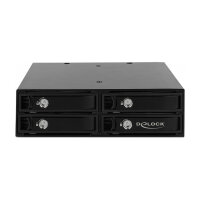 5.25? Wechselrahmen für 4 x 2.5? SATA / SAS HDD / SSD 12 Gb/s