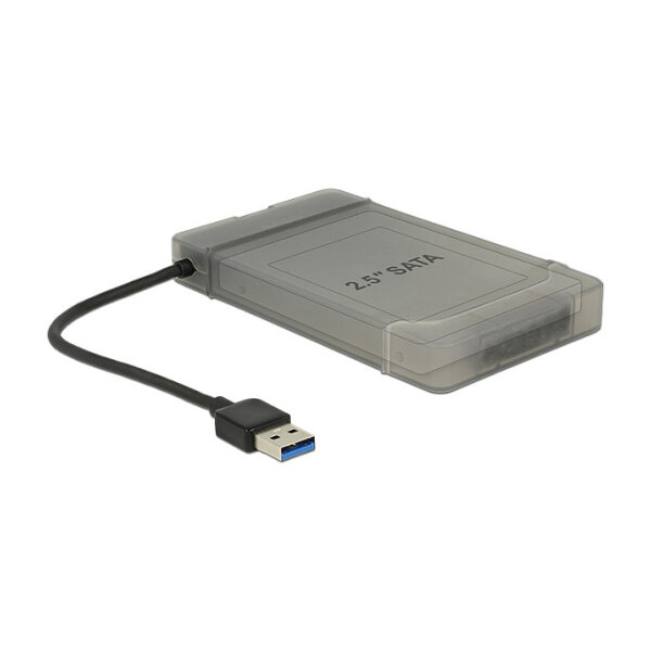 Konverter USB 5 Gbps Typ-A Stecker > 22 Pin SATA 6 Gb/s mit 2.5? Schutzhülle