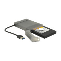 Konverter USB 5 Gbps Typ-A Stecker > 22 Pin SATA 6 Gb/s mit 2.5? Schutzhülle