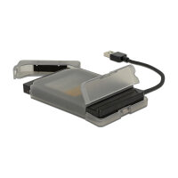 Konverter USB 5 Gbps Typ-A Stecker > 22 Pin SATA 6 Gb/s mit 2.5? Schutzhülle