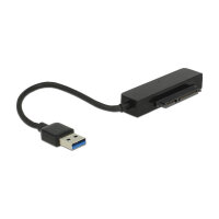 Konverter USB 5 Gbps Typ-A Stecker > 22 Pin SATA 6 Gb/s mit 2.5? Schutzhülle