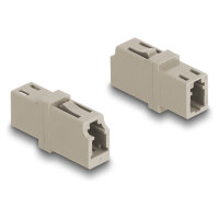 LWL Kupplung LC Simplex Buchse zu LC Simplex Buchse OM1/OM2 beige