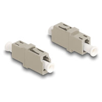 LWL Kupplung LC Simplex Buchse zu LC Simplex Buchse OM1/OM2 beige