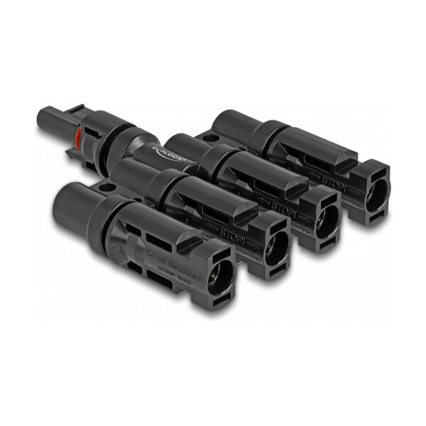 DL4 Solar Konnektor 1 x Buchse zu 4 x Stecker