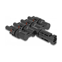 DL4 Solar Konnektor 1 x Stecker zu 4 x Buchse