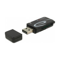 Mini USB 2.0 Card Reader mit SD und Micro SD Slot