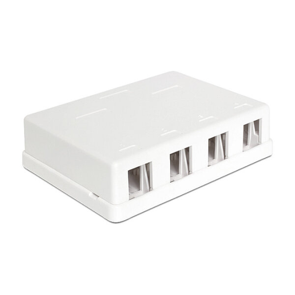 Keystone Leergehäuse 4 Port