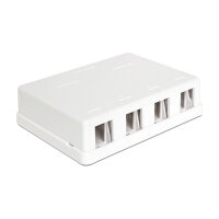 Keystone Leergehäuse 4 Port