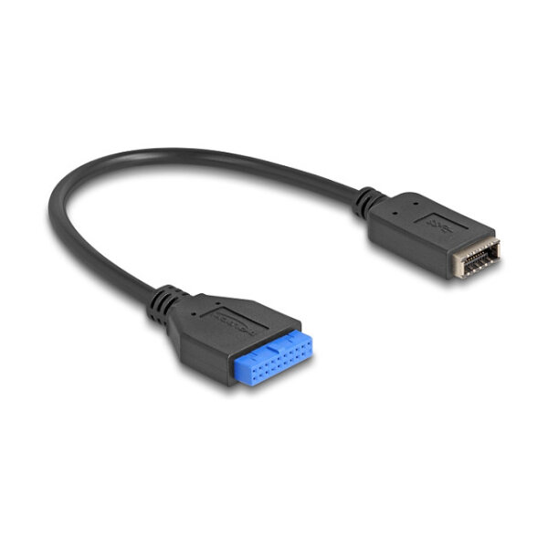 USB 5 Gbps Kabel Pfostenbuchse zu intern USB Typ-E Key A Buchse 25 cm